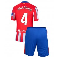 Maglie da calcio Atletico Madrid Conor Gallagher #4 Prima Maglia Bambino 2024-25 Manica Corta (+ Pantaloni corti)